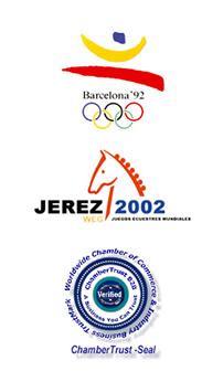 Logos de nuestros logros importantes. Lupa Ibérica